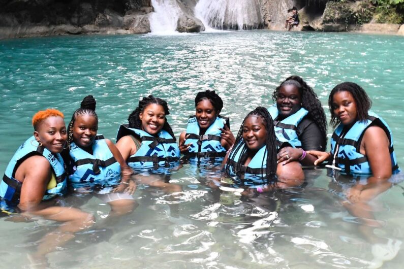 Swim in Jamaica's secret blue hole